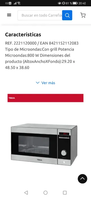 Microondas Teka MWE 230 G