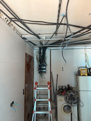 Se realizan trabajos eléctricos