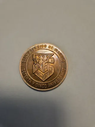 Medalla Club Atlético de Madrid 75 Aniversario