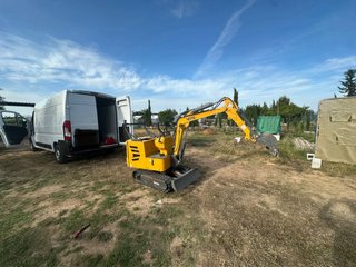 Alquiler mini excavadora toda Sevilla y Pueblos