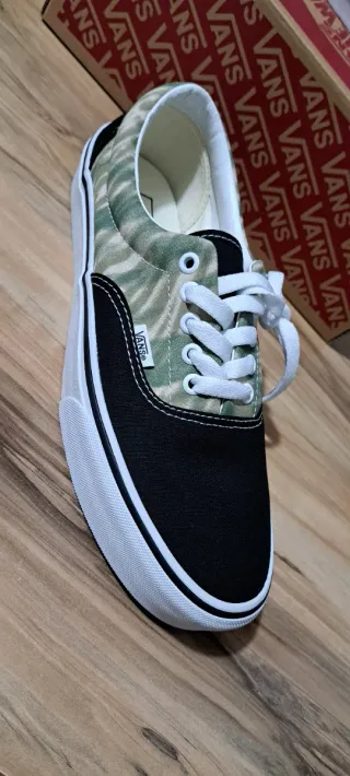 Scarpe Vans Era Camouflage Nere e Verdi