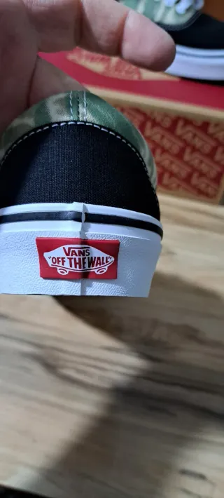 Scarpe Vans Era Camouflage Nere e Verdi