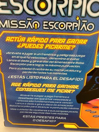 Misión Escorpión Juego de Mesa Bizak