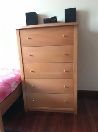 Dormitorio juvenil completo de madera