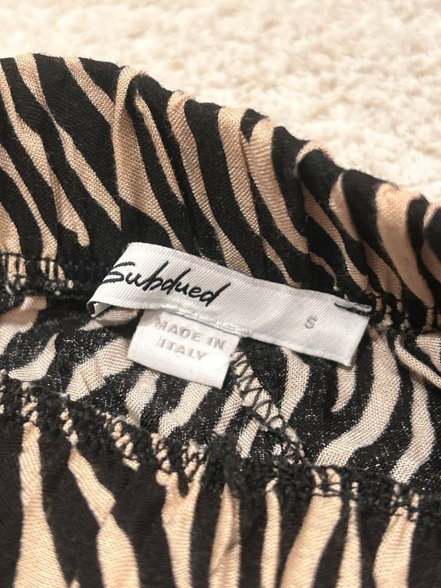 Pantalones cortos estampado cebra