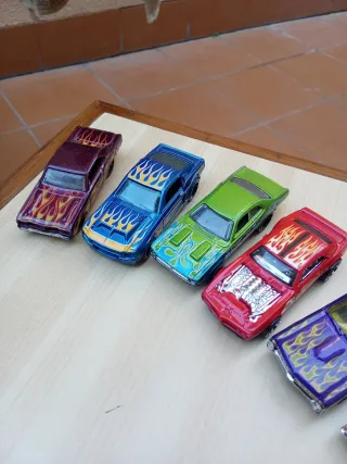 Lote 5 Coches Hot Wheels
