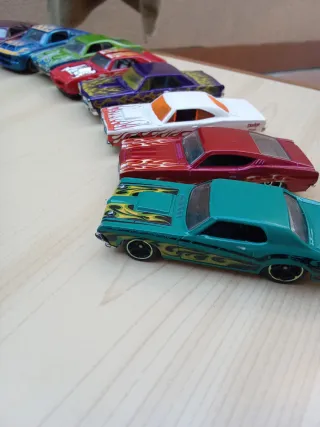 Lote 5 Coches Hot Wheels