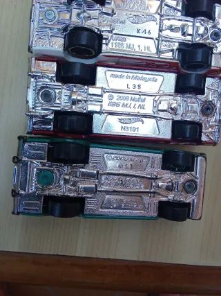 Lote 5 Coches Hot Wheels