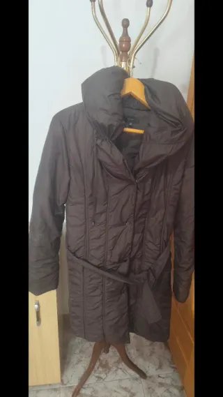 Chaqueta Zara Marrón con Capucha mujer