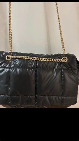 Bolso negro acolchado Bosanova