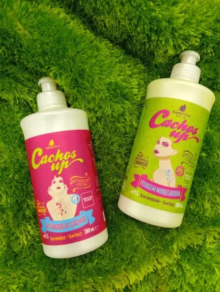 Conjunto creme de pentear máscara ativador fitagem