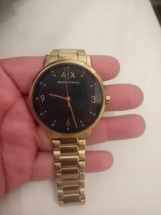 Reloj Armani Exchange Dorado Negro