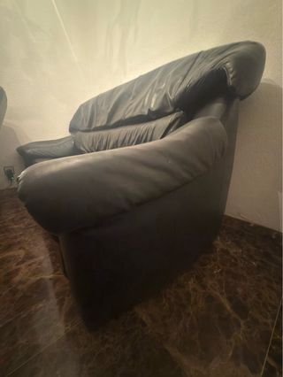 Sofá de cuero vintage