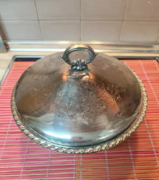 Sopera de Alpaca con Tapa