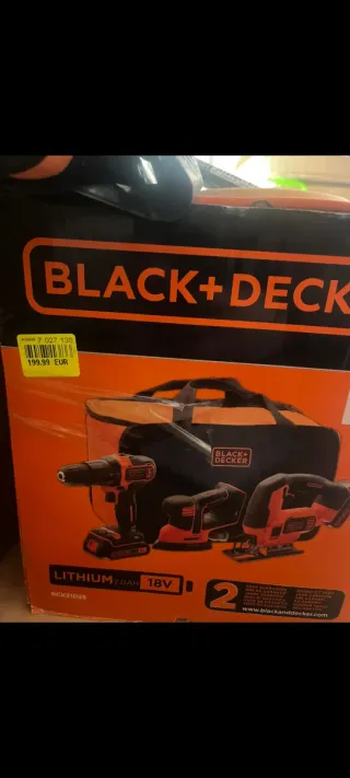 Black+Decker Kit Herramientas Eléctricas 18V