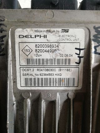 CENTRALITA MOTOR UCE RENAULT MODUS 59598