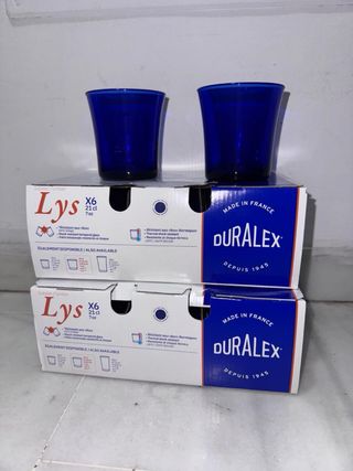 Set de 12 Vasos Duralex Lys Azul 21cl