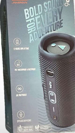Coluna JBL Preta/Cinza