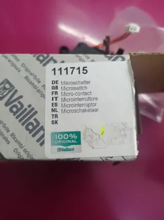 Microinterruptor Vaillant