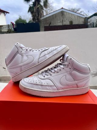 Nike Court Vision Mid Blancas Talla 42.5