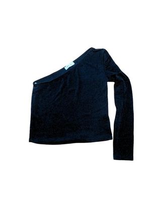 Top fiesta negro con brillo • Glow Rias • Talla L