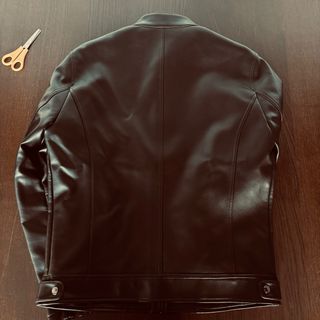 Chaqueta Mango Marrón Cuero Imitación