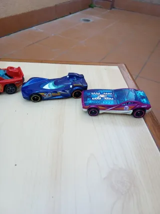 Hotwheels 3 coches de juguete