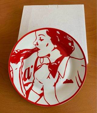 3 Platos Coca-Cola Vintage