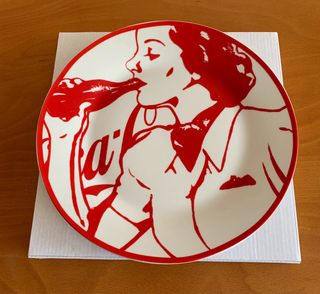 3 Platos Coca-Cola Vintage