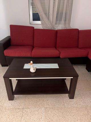 Salón: Sofá, Mesa Comedor Extensible, 5 Sillas