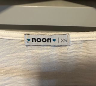 Camisa Noon Blanca Talla XS