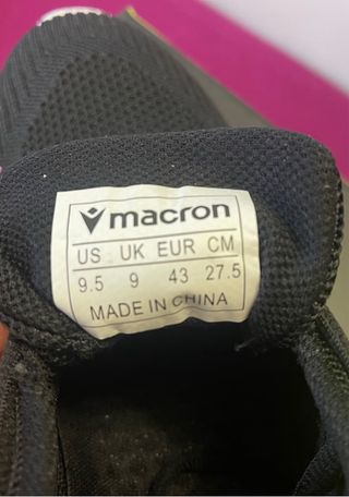 Scarpe da ginnastica Macron Tg 43
