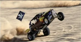 Mástil con bandera para Quad, Buggy, Jeep...