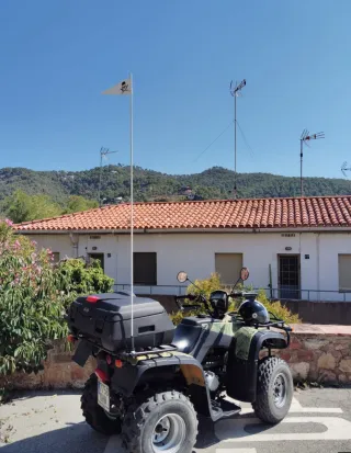 Mástil con bandera para Quad, Buggy, Jeep...