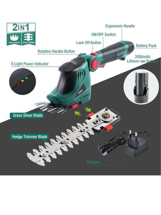 POSENPRO 2 en 1 Cortasetos y Podador