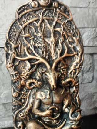 Statua Pan Cernunnos Baphomet Gotica