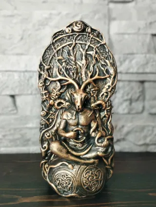 Statua Pan Cernunnos Baphomet Gotica