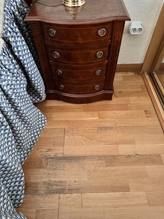 Habituación completa , con dos cajoneras y cómoda