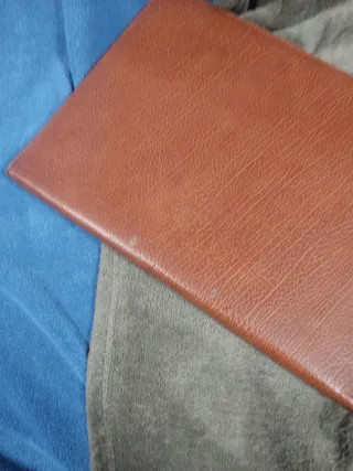 Portafolios de cuero con anillas