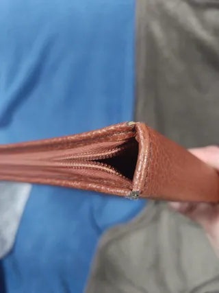 Portafolios de cuero con anillas