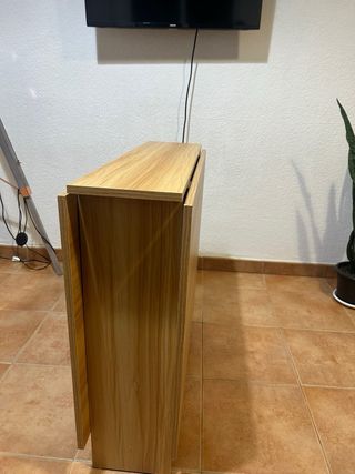 Mesa plegable de madera
