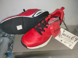 Skechers Zapatillas Rojas y Negras