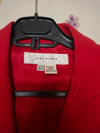 Traje Zara Woman Rojo