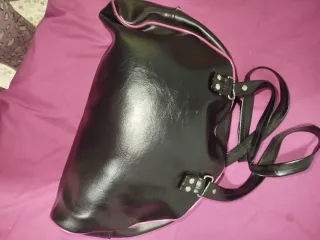 Bolso deportivo Puma negro y rosa