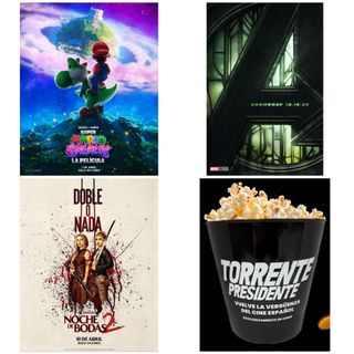 Pack 4 Pósters Películas