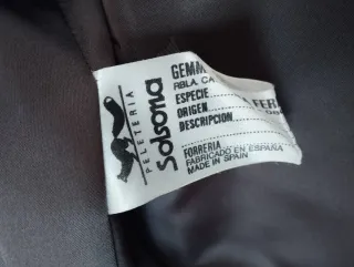 Abrigo de piel auténtica Solsona