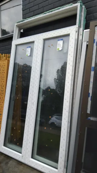 Puertas balconeras blancas