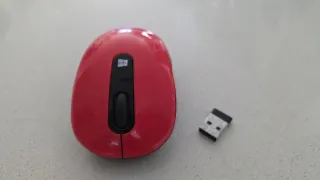 Ratón Microsoft Rojo Inalámbrico