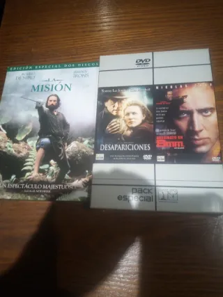 Pack 4 Películas DVD: La Misión, Desapariciones, 8