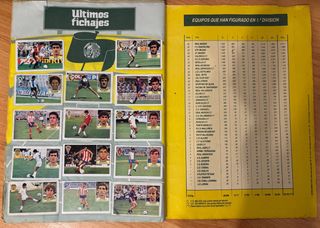 Álbum Liga 84/85 1ª División **COMPLETO**